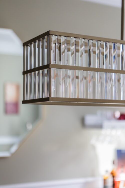 rectangle chandelier lk design durham NC