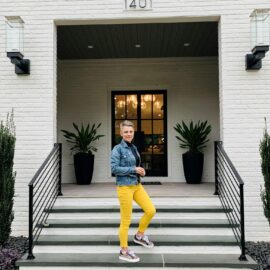 LK Design parade of homes 2021 front porch luxury entryway