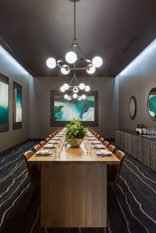 LK Design Cucciolo Raleigh restaurant interior design