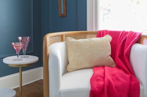 LK Design of Durham bedroom interior design chair