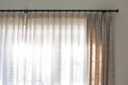 LK design window treatments sheers curtains on hardware